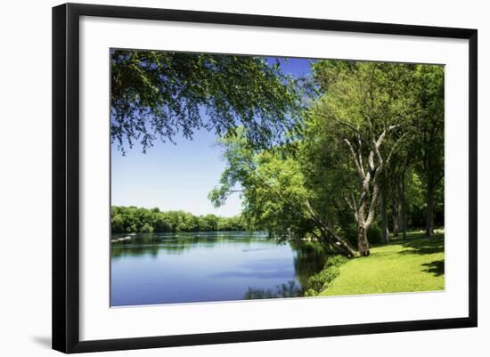 Spring on the River V-Alan Hausenflock-Framed Photographic Print