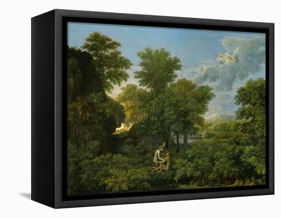 Spring, or Paradise on Earth, 1660-64-Nicolas Poussin-Framed Premier Image Canvas