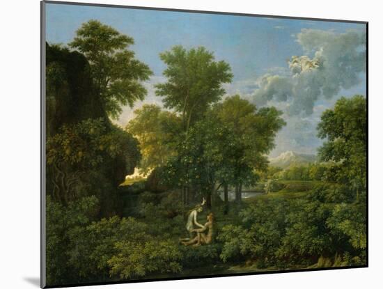 Spring, or Paradise on Earth, 1660-64-Nicolas Poussin-Mounted Giclee Print