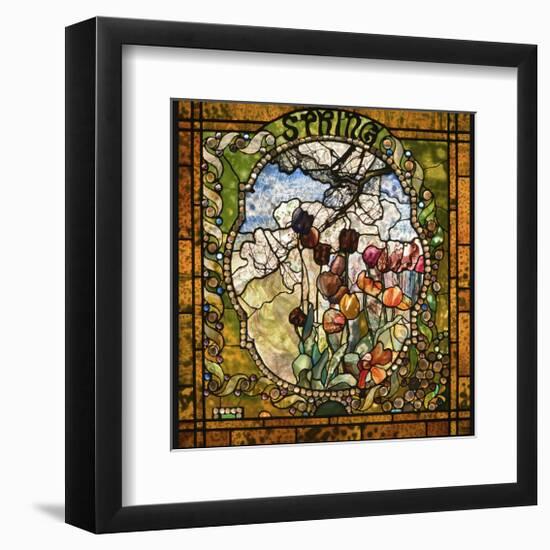 Spring panel from the Four Seasons-Louis Comfort Tiffany-Framed Giclee Print