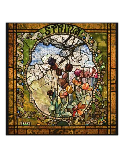 Download Spring Panel From The Four Seasons Art Print Louis Comfort For Free Wallpaper Spring Panel From The Four Seasons Art Print Louis Comfort Desktop Wallpaper Free