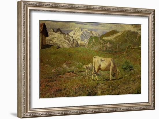 Spring Pastures-Giovanni Segantini-Framed Giclee Print