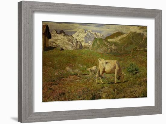 Spring Pastures-Giovanni Segantini-Framed Giclee Print