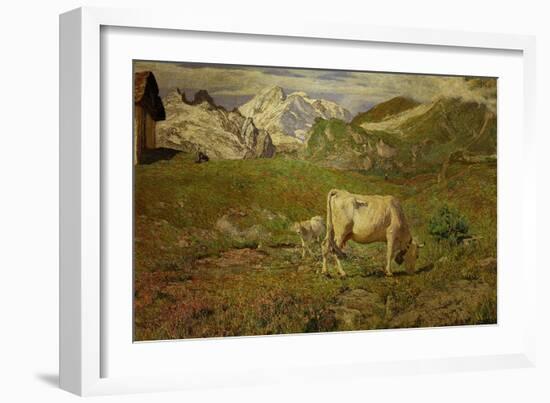 Spring Pastures-Giovanni Segantini-Framed Giclee Print