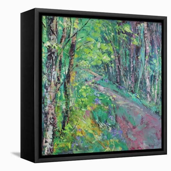 Spring Pathway-Sylvia Paul-Framed Premier Image Canvas