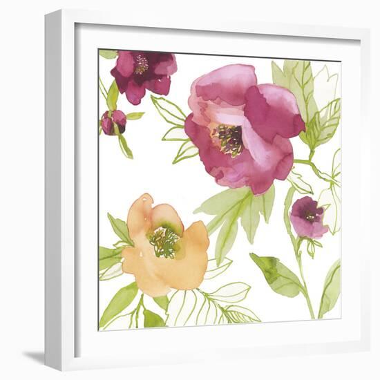 Spring Peony-Sandra Jacobs-Framed Giclee Print