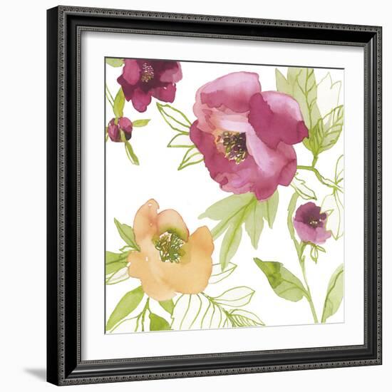 Spring Peony-Sandra Jacobs-Framed Giclee Print