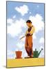 Spring Planting-Maxfield Parrish-Mounted Art Print