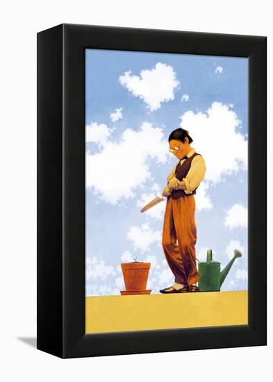 Spring Planting-Maxfield Parrish-Framed Stretched Canvas