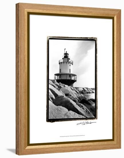 Spring Point Light, Maine I-Laura Denardo-Framed Stretched Canvas