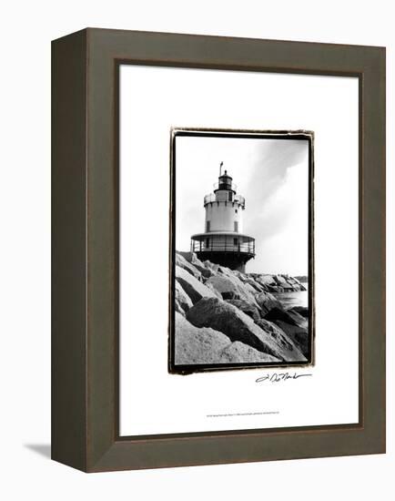 Spring Point Light, Maine I-Laura Denardo-Framed Stretched Canvas