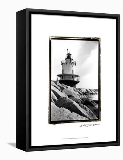 Spring Point Light, Maine I-Laura Denardo-Framed Stretched Canvas