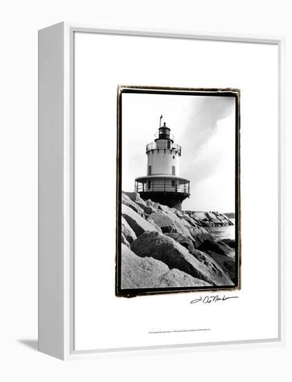 Spring Point Light, Maine I-Laura Denardo-Framed Stretched Canvas