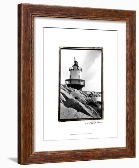 Spring Point Light, Maine I-Laura Denardo-Framed Art Print