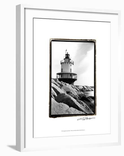 Spring Point Light, Maine I-Laura Denardo-Framed Art Print