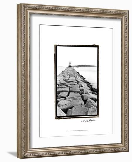 Spring Point Light, Maine II-Laura Denardo-Framed Art Print