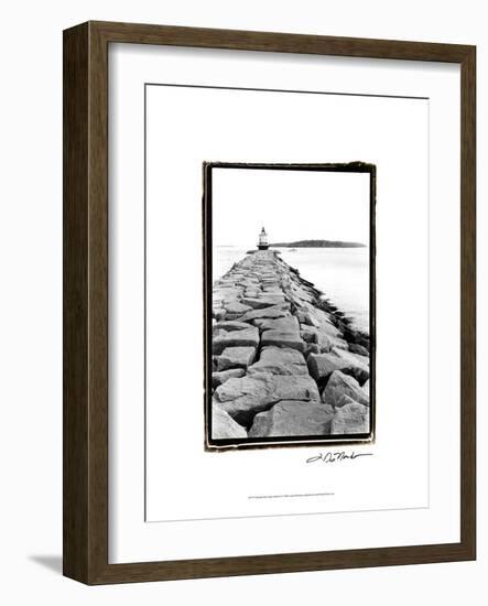 Spring Point Light, Maine II-Laura Denardo-Framed Art Print