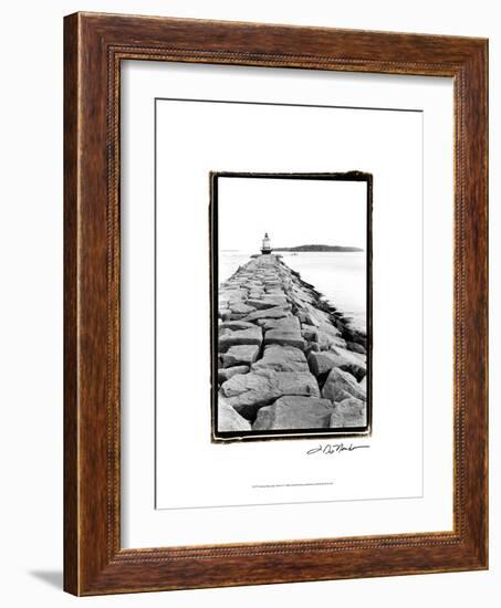 Spring Point Light, Maine II-Laura Denardo-Framed Art Print