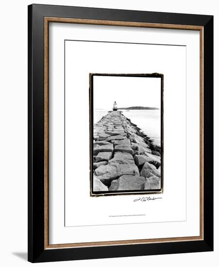 Spring Point Light, Maine II-Laura Denardo-Framed Art Print