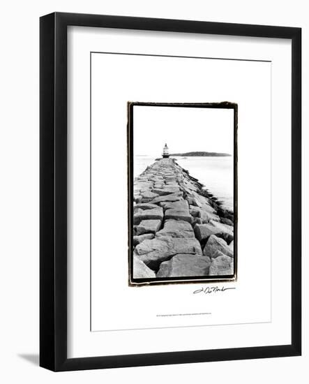 Spring Point Light, Maine II-Laura Denardo-Framed Art Print