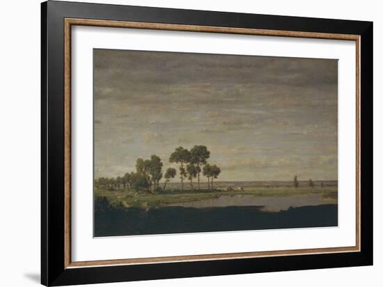 Spring, Pond, 1852-Théodore Rousseau-Framed Giclee Print