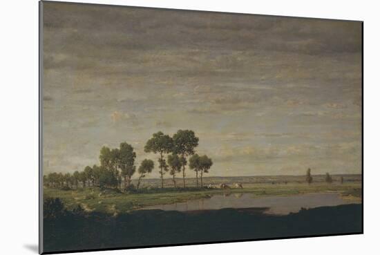 Spring, Pond, 1852-Théodore Rousseau-Mounted Giclee Print