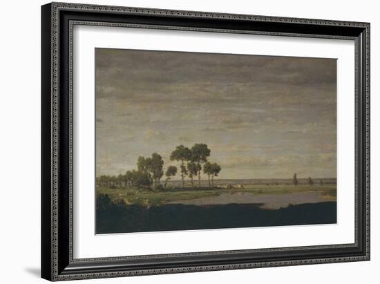 Spring, Pond, 1852-Théodore Rousseau-Framed Giclee Print