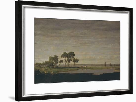 Spring, Pond, 1852-Théodore Rousseau-Framed Giclee Print