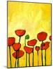 Spring Poppies 2-Patty Baker-Mounted Art Print