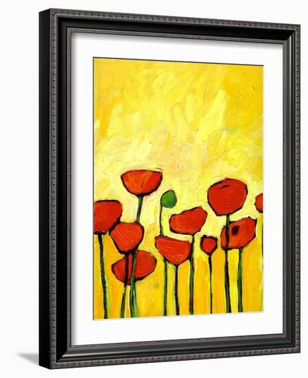 Spring Poppies 2-Patty Baker-Framed Art Print