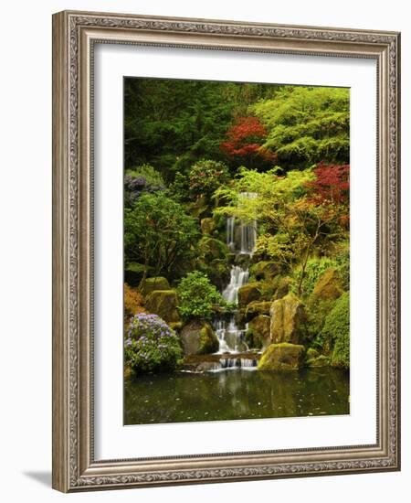 Spring, Portland Japanese Garden, Portland, Oregon, USA-Michel Hersen-Framed Photographic Print