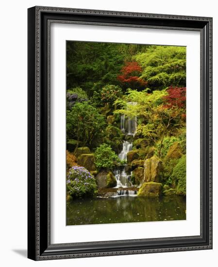 Spring, Portland Japanese Garden, Portland, Oregon, USA-Michel Hersen-Framed Photographic Print