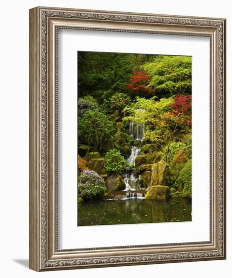 Spring, Portland Japanese Garden, Portland, Oregon, USA-Michel Hersen-Framed Photographic Print