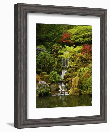 Spring, Portland Japanese Garden, Portland, Oregon, USA-Michel Hersen-Framed Photographic Print