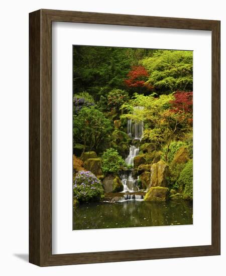 Spring, Portland Japanese Garden, Portland, Oregon, USA-Michel Hersen-Framed Photographic Print