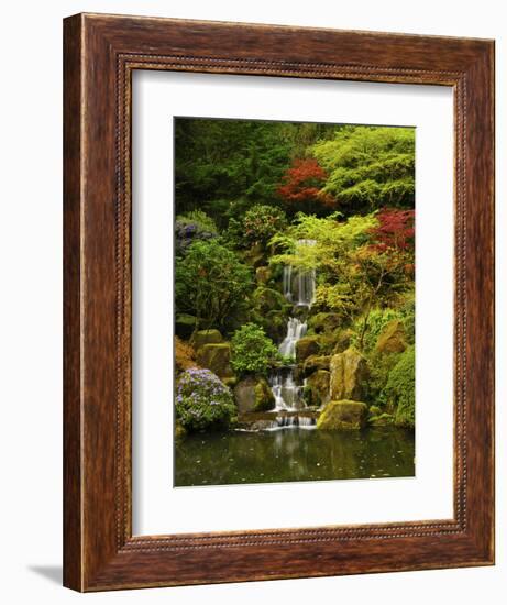 Spring, Portland Japanese Garden, Portland, Oregon, USA-Michel Hersen-Framed Photographic Print