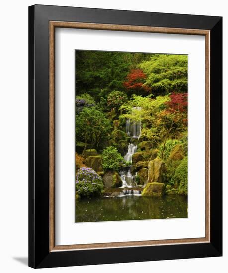 Spring, Portland Japanese Garden, Portland, Oregon, USA-Michel Hersen-Framed Photographic Print