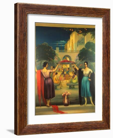 Spring Primavera, circa 1915-Julio Romero de Torres-Framed Giclee Print