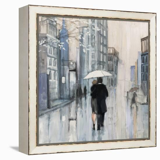 Spring Rain New York Neutral Crop-Julia Purinton-Framed Stretched Canvas