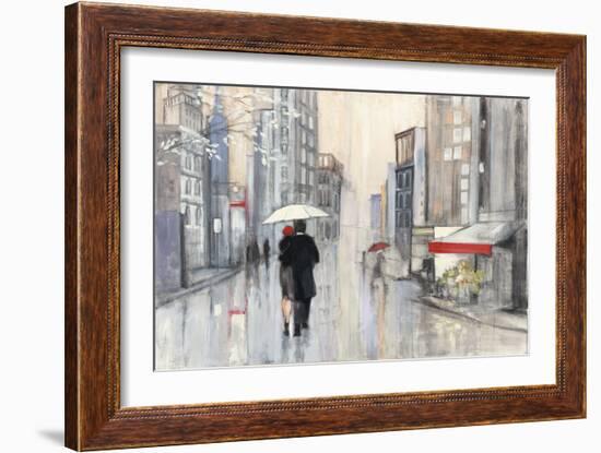 Spring Rain New York-Julia Purinton-Framed Art Print