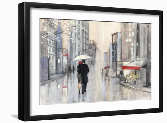Spring Rain New York-Julia Purinton-Framed Art Print