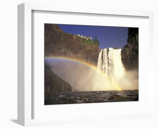 Spring Runoff at Snoqualmie Falls, Washington, USA-Jamie & Judy Wild-Framed Photographic Print