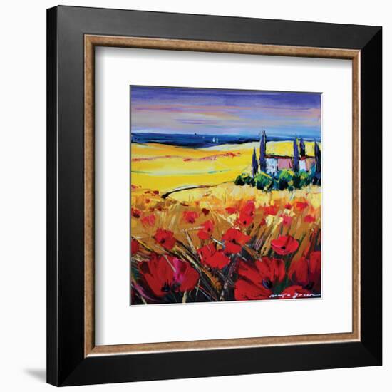 Spring Serenade-Maya Green-Framed Premium Giclee Print