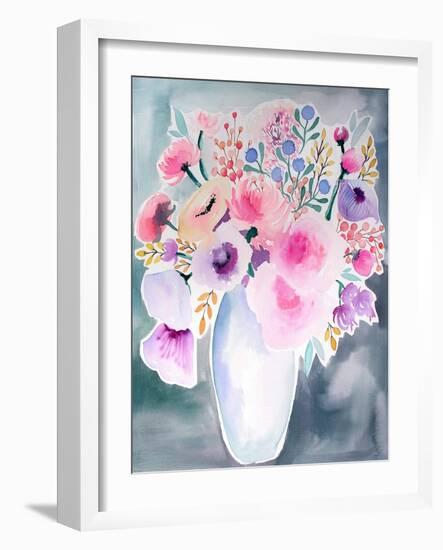 Spring Showers Bouquet-Esther Bley-Framed Art Print