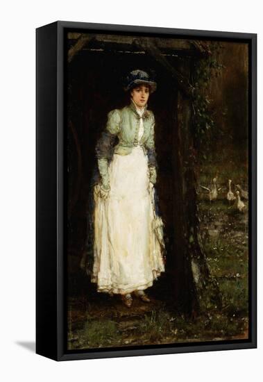 Spring Showers-George Henry Boughton-Framed Premier Image Canvas