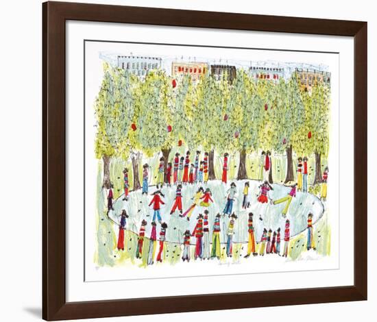 Spring Skate-Susan Pear Meisel-Framed Limited Edition