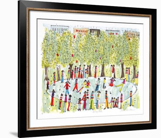 Spring Skate-Susan Pear Meisel-Framed Limited Edition