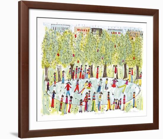 Spring Skate-Susan Pear Meisel-Framed Limited Edition