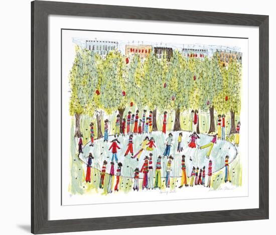 Spring Skate-Susan Pear Meisel-Framed Limited Edition