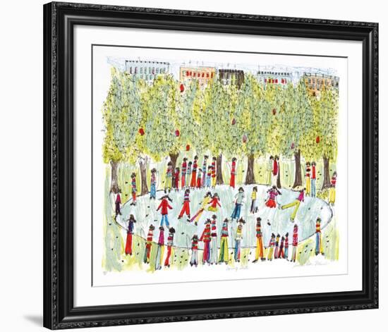 Spring Skate-Susan Pear Meisel-Framed Limited Edition